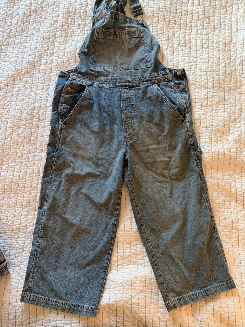 GAP Kids Denim Overalls - Slate Blue Wash